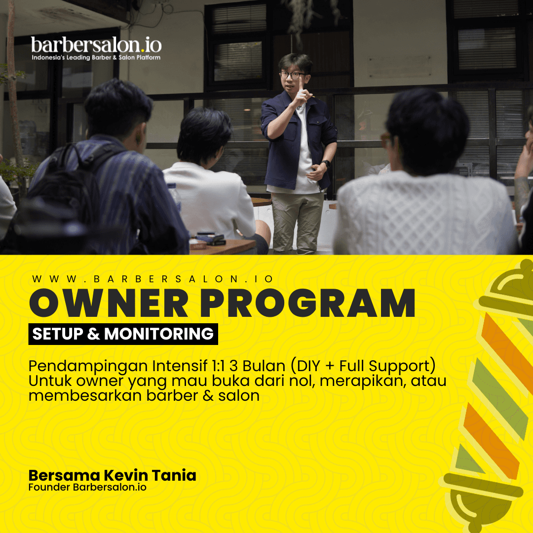 Jasa Setup & Monitoring Barber & Salon ( 3 Bulan)
