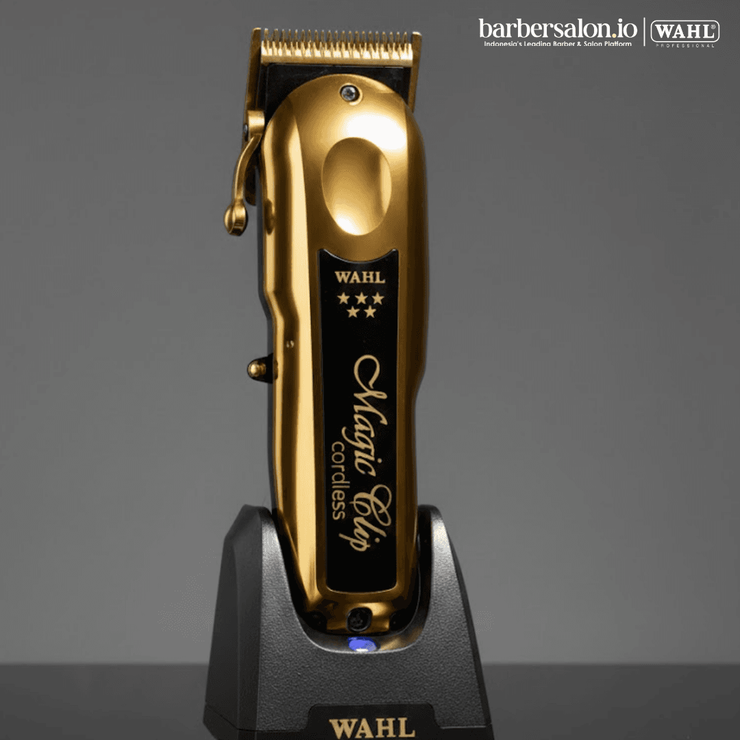 Wahl 5-Star Gold Magic Clip Cordless Clipper Alat Cukur Rambut Profesional, Alat Cukur Rambut, Mesin Potong Rambut