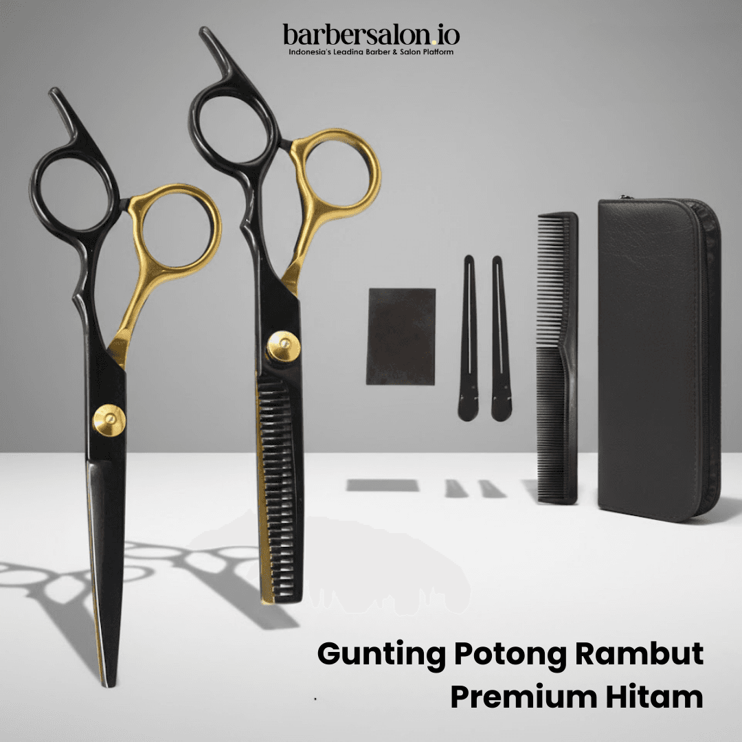 Gunting Potong Rambut Premium Hitam