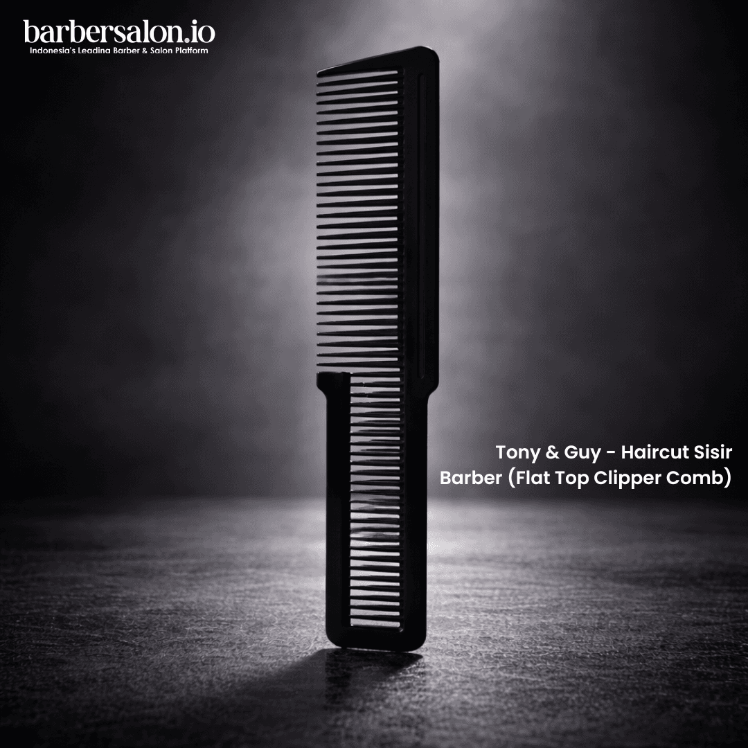 Tony & Guy Flat Top Clipper Comb Sisir Barber Profesional Presisi Fade & Flat Top