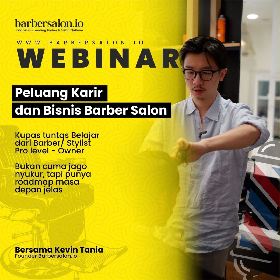 Webinar Peluang Karir & Bisnis Barber Salon