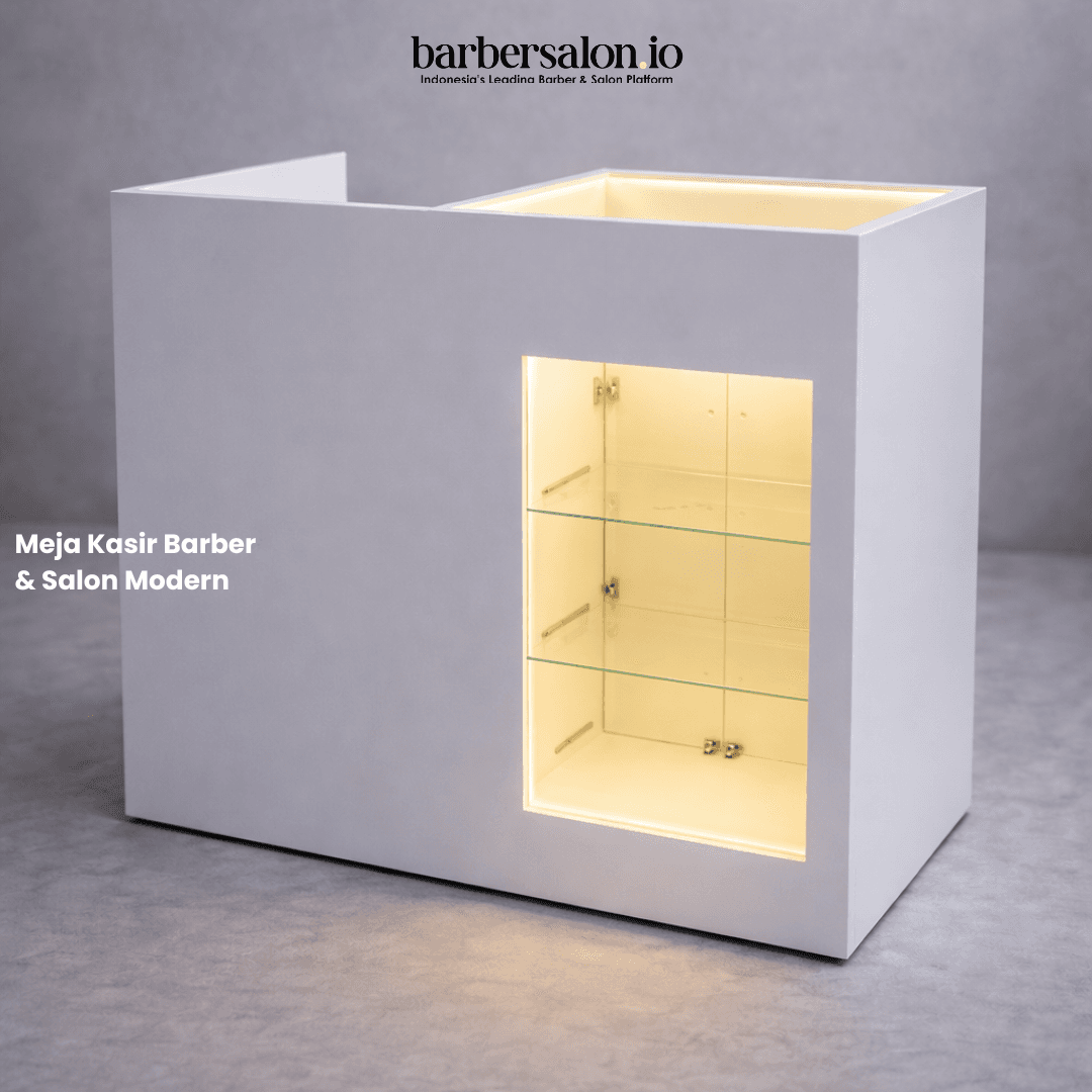 Meja Kasir Barber & Salon Modern