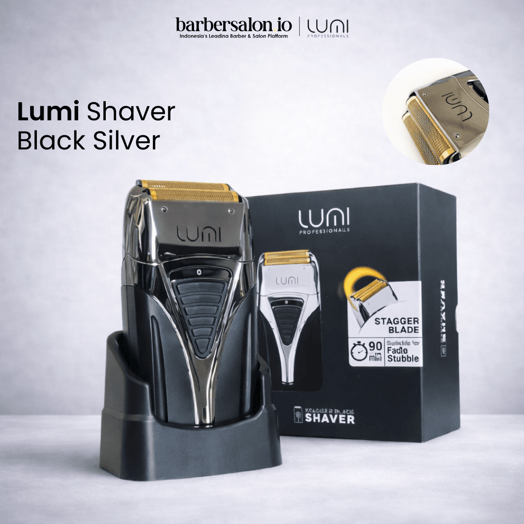Lumi Shaver Black Silver