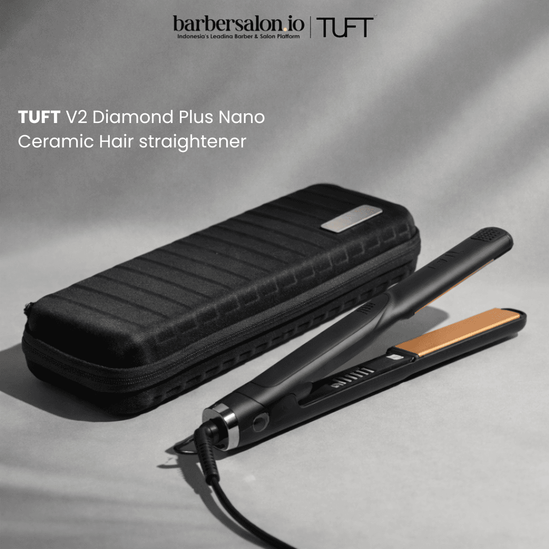 TUFT V2 Diamond Plus Nano Ceramic Hair Straightener Catokan Rambut Profesional