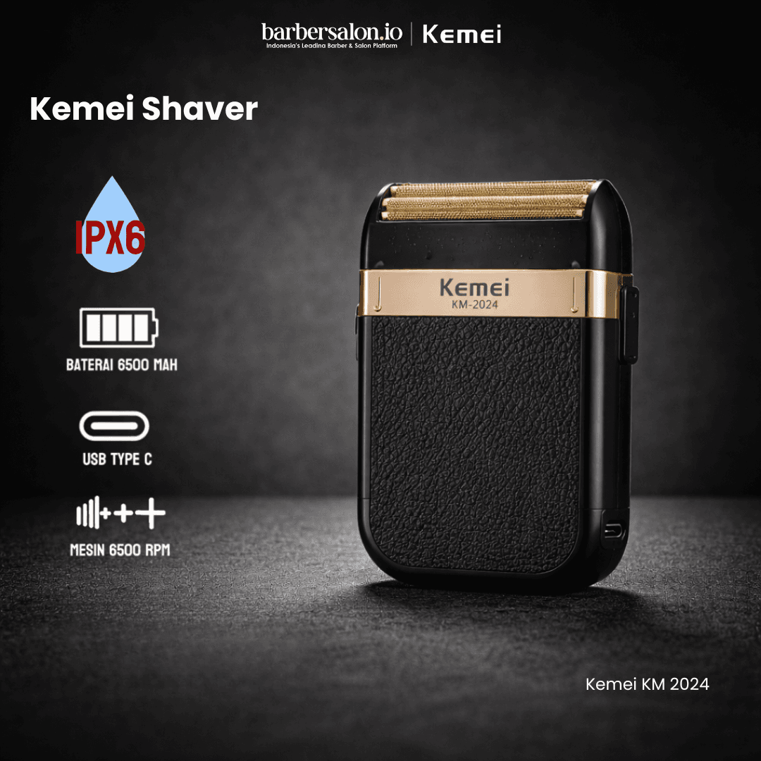 Kemei KM- 2024 Shaver Kemei Alat Cukur Kumis Elektrik