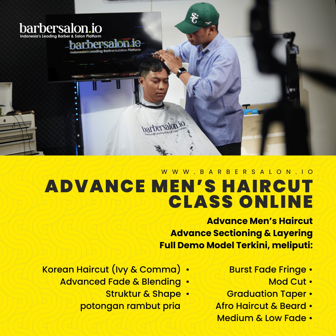Advance Men's Haircut Class Online X Andi Leman