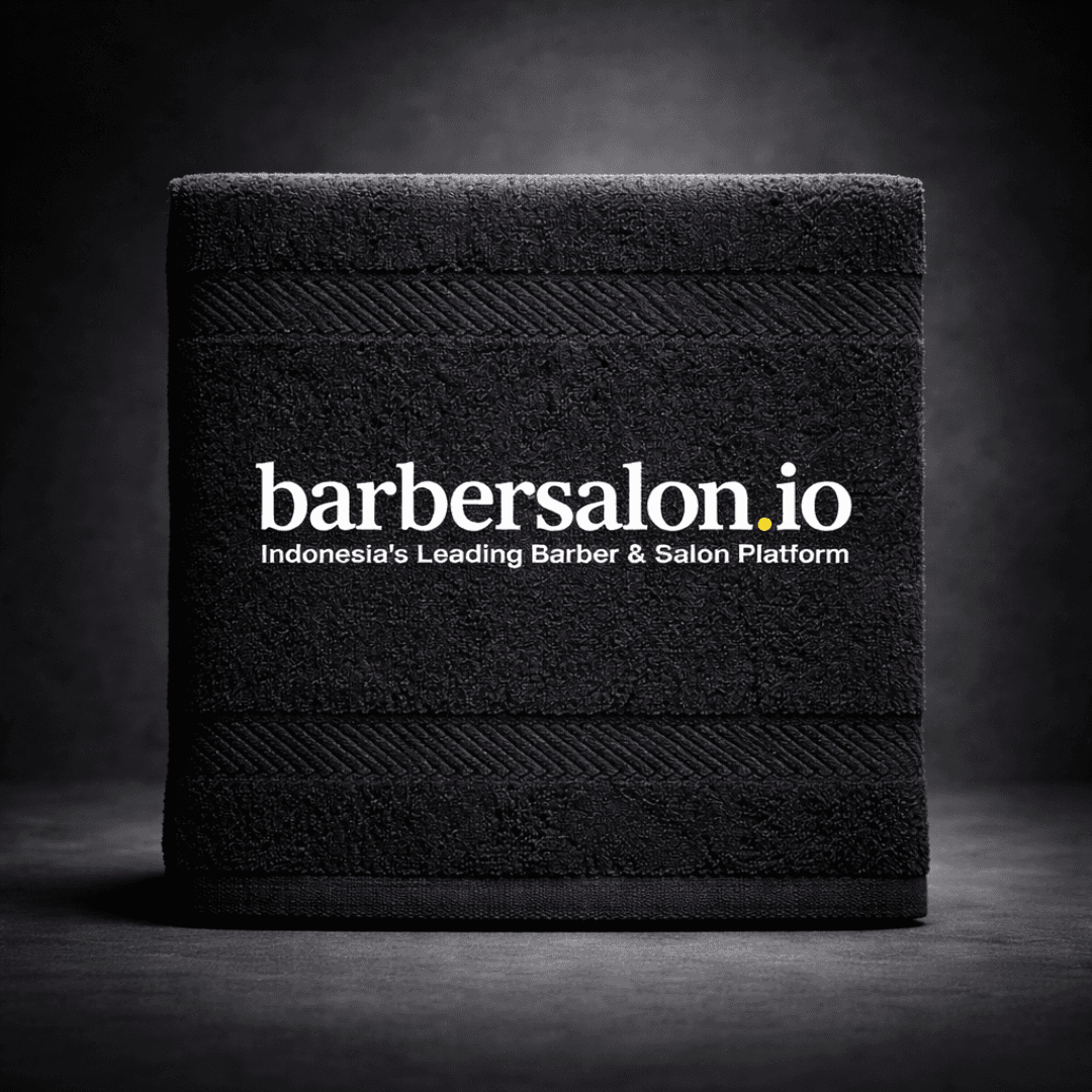 Handuk Barbersalon.io 30x80 cm Handuk Barbershop Premium Tebal & Lembut