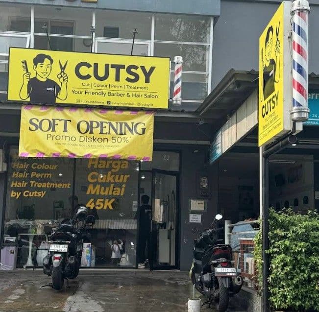 Cutsy Barber & Hair Salon Bandung