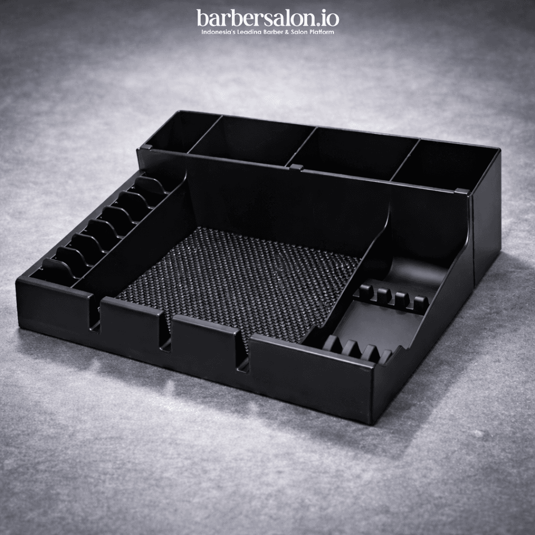 Tempat Penyimpanan Clipper Gunting Sisir Kuas Barber