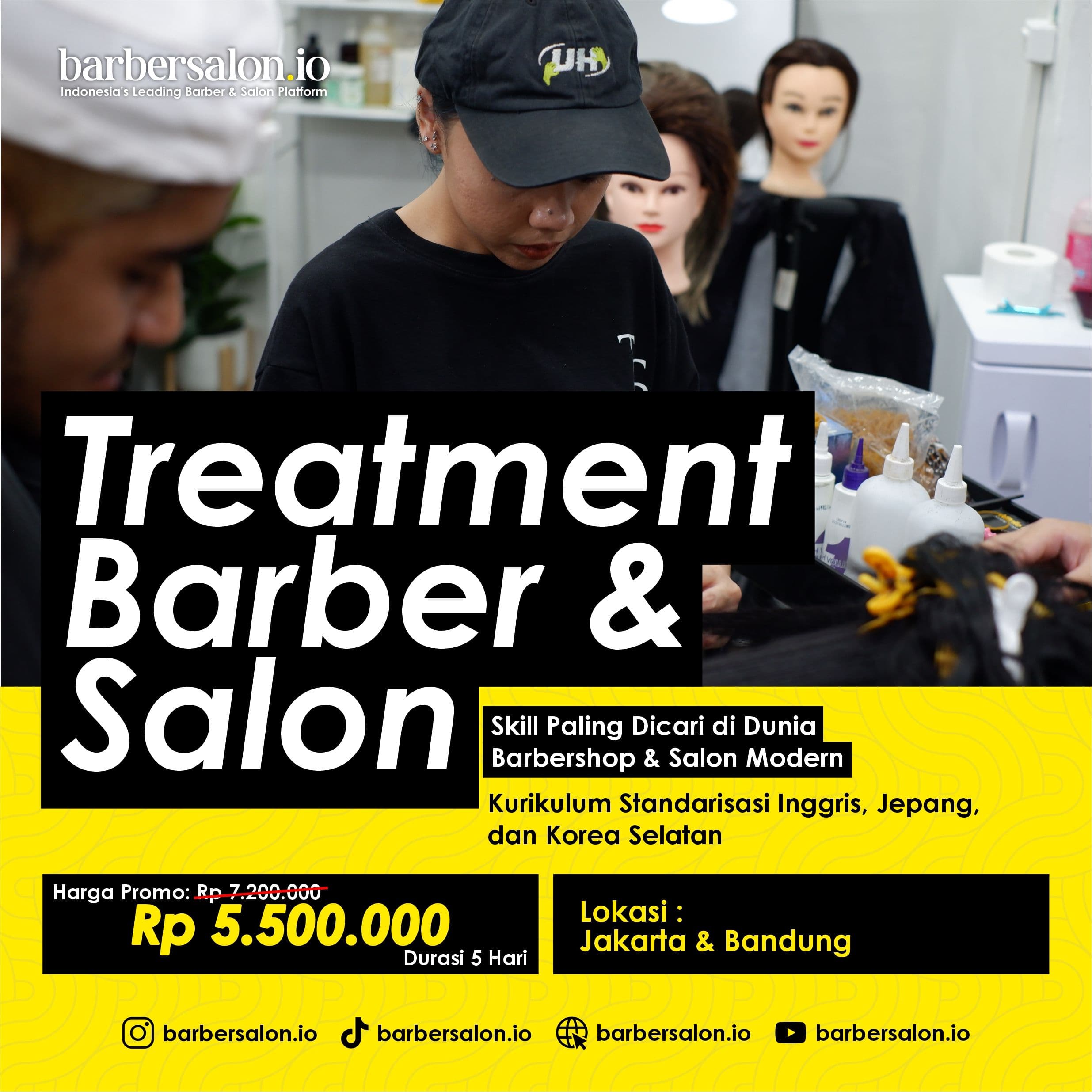 Akademi Offline Treatment Barber & Salon