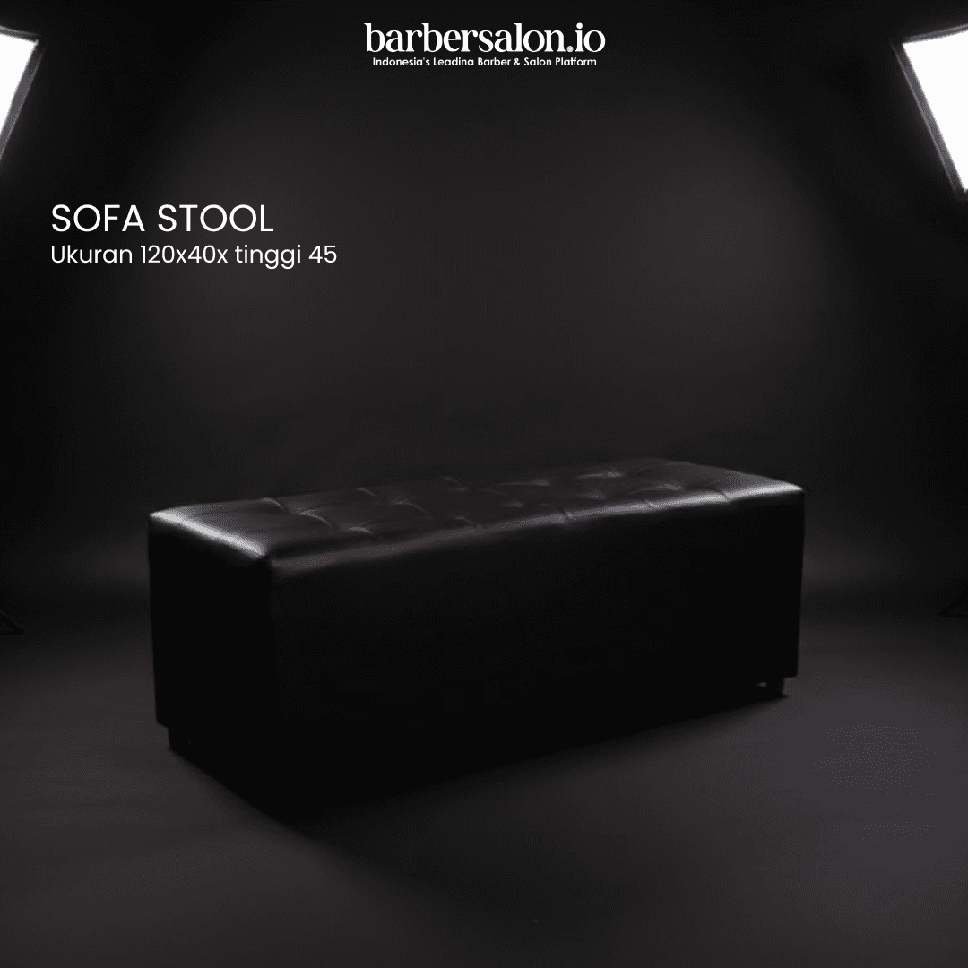 Sofa Besar Bangku Tunggu Barbershop & Salon Premium