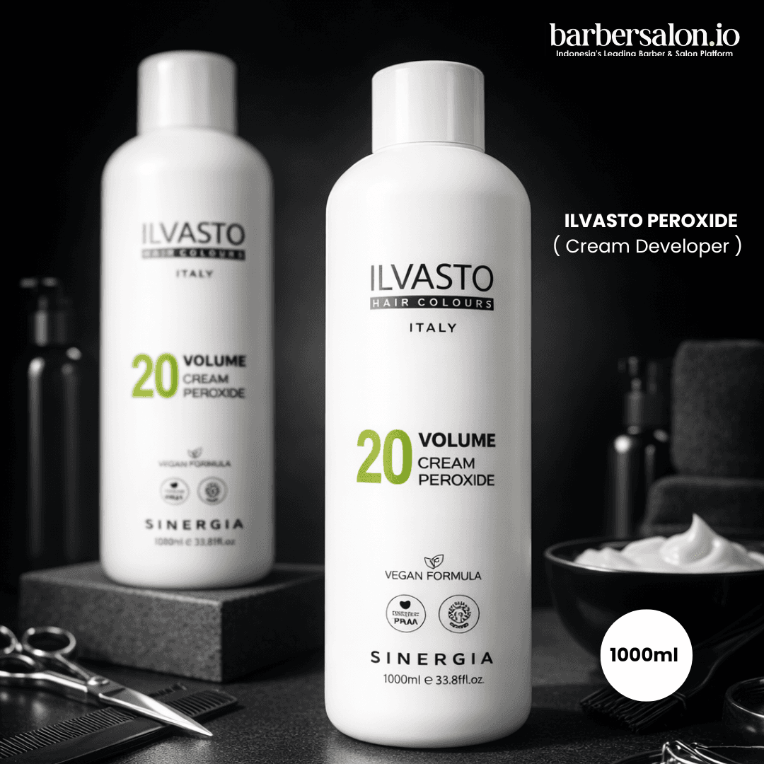 ILVASTO Peroxide 20 Volume 1000ml – Cream Developer Professional Italy